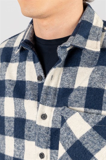 Klasik Fit Rahat Kesim Oduncu Kareli Unisex Gömlek
