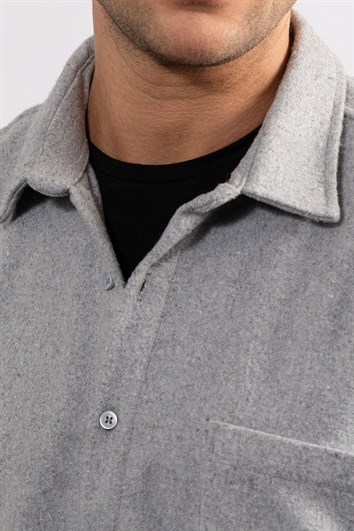 Klasik Fit Rahat Kesim Cepli Kışlık Oduncu Unisex Gömlek